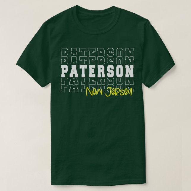 Camiseta Paterson City New Jersey Paterson NJ (Frente do Design)