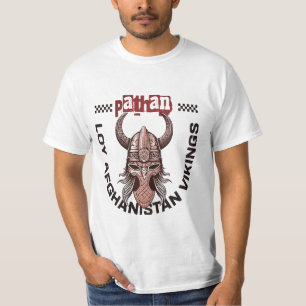 Camiseta Pathan Afeganistão   Roupas Orgulho Pasht