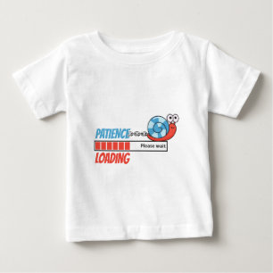 Camiseta Patience Carregando Engraçado Caracol Toddler Aniv