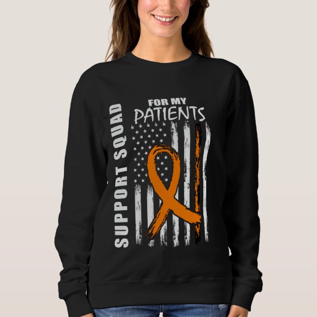 Camiseta Patients Nurse RN Multiple Sclerosis Flag Supporte (Frente)