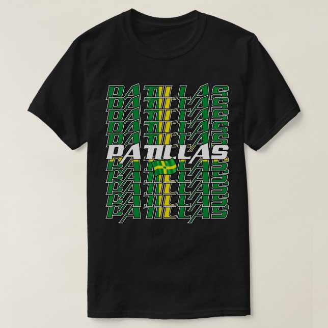Camiseta Patillas Cascade texto 3 (Frente do Design)