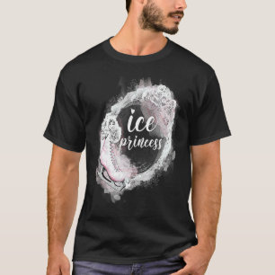 Camiseta Patinação artística Patinadora no gelo Princesa Pa