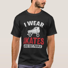 Camiseta Patinação de Derby de Patins Patins Patinador