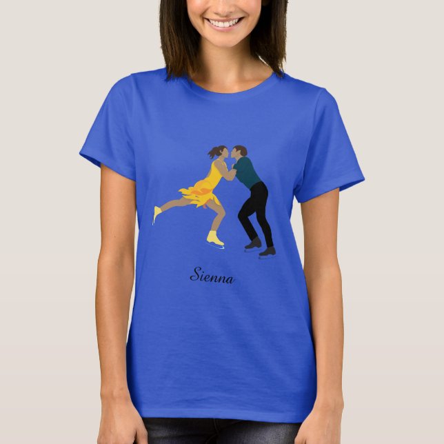 Camiseta Patinação de Figura (Frente)