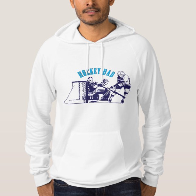 Camiseta Patinação de Pai de Hóquei no Gelo (Frente)