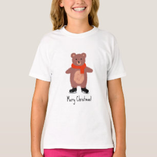 Camiseta Patinação de ursos engraçada