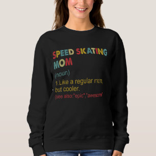 Camiseta Patinação De Velocidade Vintagem De Definição Mãe
