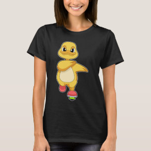 Camiseta Patinação inline de pato Patins Esportes
