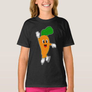 Camiseta Patinação no gelo de cenoura Patins de gelo Esport