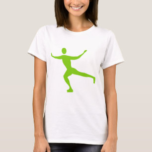 Camiseta Patinação no Gelo - Verde Marciano