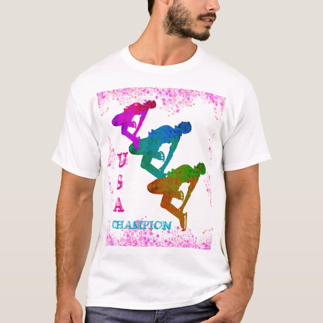 CAMISETA PATINAÇÃO OLÍMPICA  (Frente)