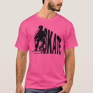 Camiseta Patinação Skate Skateboard Patinação Sobre Rodas