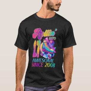 Camiseta Patinação sobre Rodas Aniversário de 17 Anos Garot