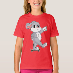 Camiseta Patinador de Coelho Skateboard
