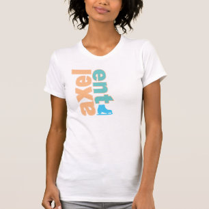Camiseta patinador de gelo axelent