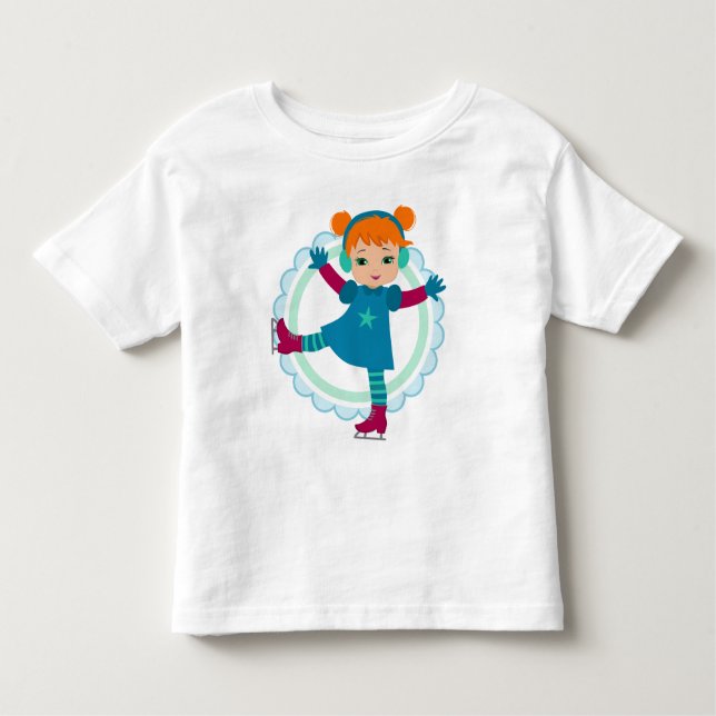 Camiseta Patinador De Gelo Redhead - Patinagem Esportiva De (Frente)