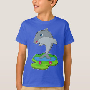 Camiseta Patinador de Golfinhos