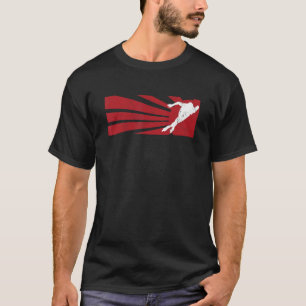 Camiseta patinador de velocidade vintage homem Patinador de