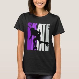 Camiseta Patinador em linha do ventilador do cilindro bonit
