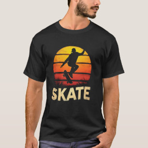 Camiseta Patinador Emocionante ao Pôr do Sol