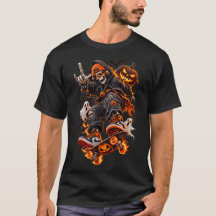 Patinador Esqueleto de Halloween – Passeio Assusta