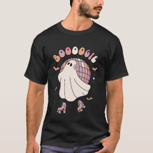 Camiseta Patinador Fantasma Patinação Disco Halloween Roler