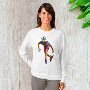 Camiseta Patinador Inline Legal Patinação Retro