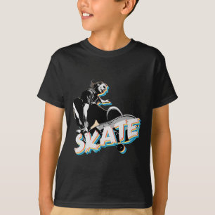 Camiseta Patinador Retro dos Anos 80 Skate Vintage