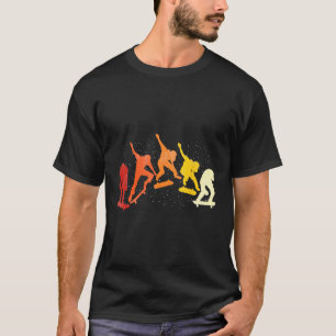 Camiseta Patinador retrô Skate Skateboard Skater Skate