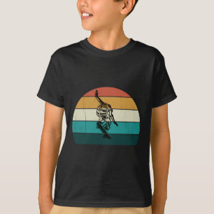 Camiseta Patinador Retrô - Skater de Skateboard Vintage Sk8