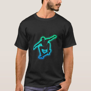 Camiseta Patinador Skate Skateboarding Homens Crianças Meni