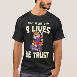 Camiseta Patinador Skatista Skate Skate Cat