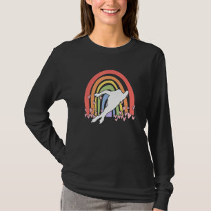Camiseta Patinadora de velocidade juvenil feminina Patinaçã