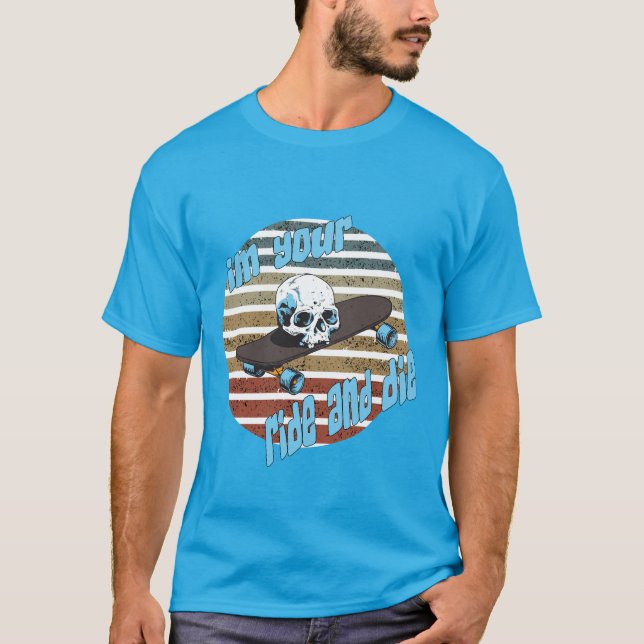 Camiseta Patinadores de Corrida e Morte (Frente)