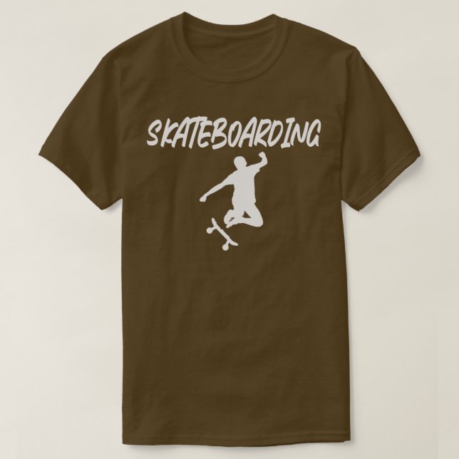 Camiseta Patinadores divertidos Presentes Pró-Skateboard pa (Frente do Design)
