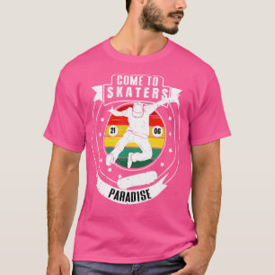 Camiseta Patinadores Paradise Skateboard Retro Skater