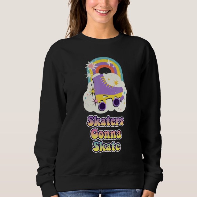Camiseta Patinadores vão patinar com cilindro de skate (Frente)