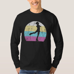 Camiseta Patinadores Vintage Skate Sunset Ice Sking Retro F