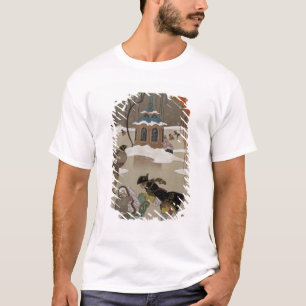 Camiseta Patinagem no gelo no lago congelado
