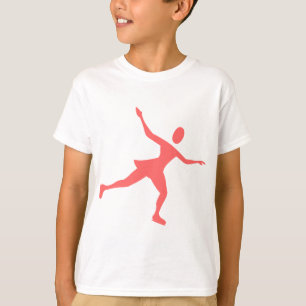 Camiseta Patinagem no gelo - rosa tropical