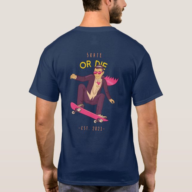 Camiseta Patinar é bom! (Verso)