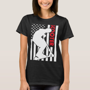 Camiseta Patinete 1 da bandeira dos Estados Unidos do Espor