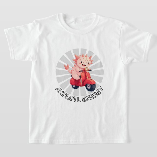 Camiseta Patinete Axolotl (Postura )