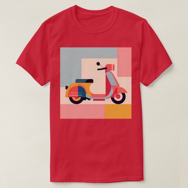 Camiseta Patinete como minimo Bauhaus Art 2 (Frente do Design)