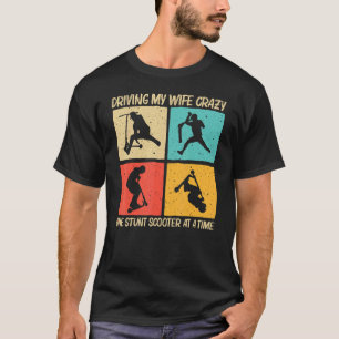 Camiseta Patinete de Acrobacias Legal Para Homens e Rapazes