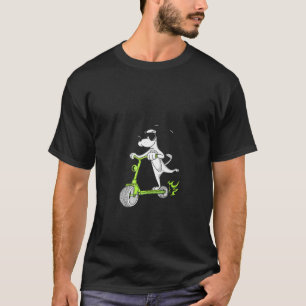 Camiseta Patinete De Anel De Cão É Assim Que Eu Rolo A Sco 