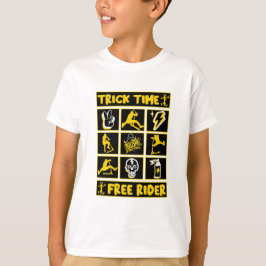 Camiseta patinete de estilo livre