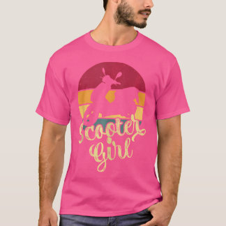 Camiseta Patinete de Moto Engraçado Para Motocicleta