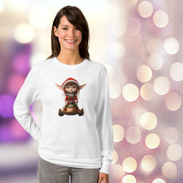Camiseta Patinete de Neve Tee de Natal
