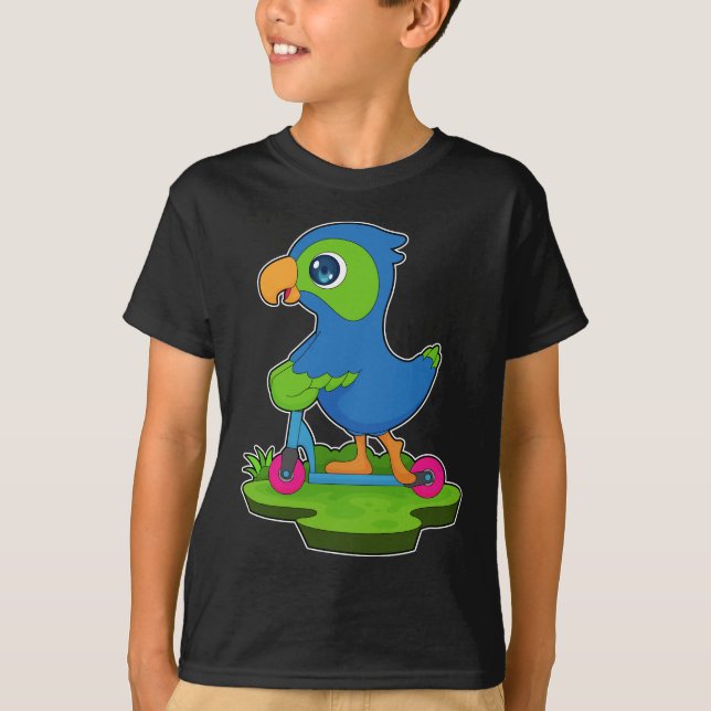 Camiseta Patinete de papagaio (Frente)
